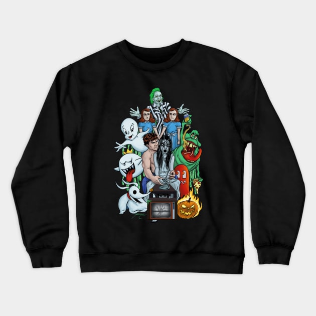 Ghostly Crewneck Sweatshirt by Heloz